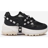 Resti Black women's sneakers with a thick sole Natsumi - Footwear | Shoptok.si