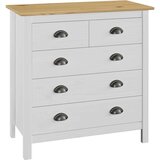  Komoda Hill bijela 79 x 40 x 80 cm od masivne borovine | shoptok.hr