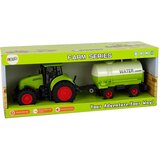  Tractor With Big Wheel Trailer Green Farm | Shoptok.si