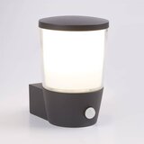 Searchlight Tucson Zunanja stenska svetilka z 1 lučjo, temno siva, s PIR senzorjem gibanja, IP44, E27, (22100651) | Shoptok.si
