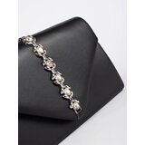 Shelvt Black clutch bag with decorative crystals | Eponuda.ba