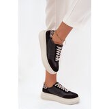 Zazoo Leather Women's Sneakers On Platform Panterka Cijene
