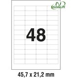  ETIKETE ILK 45,7X21,2MM ODLJEPLJIVE PK25L ZWECKFORM L4736REV-25 | shoptok.hr