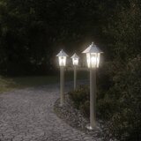  Vanjska podna svjetiljka srebrna 80 cm od nehrđajućeg čelika | Eponuda.com