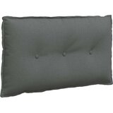  Jastuk za leđa Tamno siva 80 x 19 x 50 cm tkanina | shoptok.hr