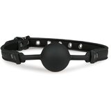 EasyToys - Fetish Collection Gag s silikonsko kroglico, črn Cene