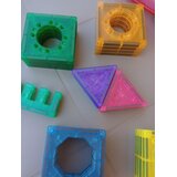 Classic World Magnetni konstruktor set Rainbow Ball run 69 delova A1571502B Magnetne kocke Slike
