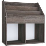 vidaXL Stalak za dječje časopise sivi i hrast 71x30x78,5 cm od iverice | shoptok.hr