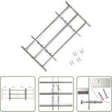 The Living Store Nastavljiva okenska rešetka s 3 prečkami 500-650 mm - Okenska Rešetka, (21738236) | Shoptok.si