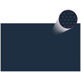 vidaXL Plavajoča PE solarna folija za bazen 1000x600 cm črna in modra | Shoptok.si