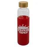 STOR Stranger Things steklenica za mlade odrasle s silikonskim tulcem, pronina 590 ml, (20871414)