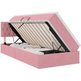 s od storage s uzglavljem Ružičasta 100 x 200 cm Baršun | shoptok.hr