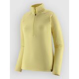 Patagonia Cap Tw Zip Neck Base Layer Top vellum green Cene