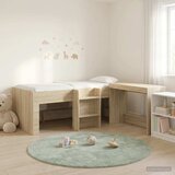 Krevet za djecu s visokim okvirom i stolom 2 kom. Hrast sonoma | shoptok.hr