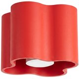 Sollux Lighting Stropna svetilka OVIO 1 rdeča GU10, (5000500062) | Shoptok.si