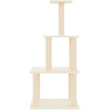  Penjalica za mačke sa stupovima za grebanje krem 111 cm | shoptok.hr
