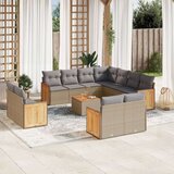  12-dijelni set vrtnih sofa od poliratana s jastucima bež | shoptok.hr