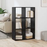 vidaXL Ormarić za knjige Crni hrast 69.5 x 29 x 103.5 cm Cijene
