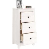  Komode 2 kom bijela 40x35x80 cm od masivne borovine | shoptok.hr