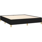  Okvir za krevet bez madraca crni 160x200 cm od tkanine | shoptok.hr