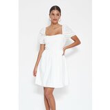 Trendyol Dress - White - Skater Cene