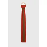 Sisley Kratki šal s primjesom vune boja: crvena, s uzorkom