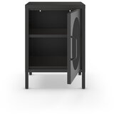 Marckeric Crni metalni noćni ormarić Diora – | shoptok.hr