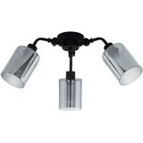 Eglo Forestburg plafonjera 3xE27, 66,5 cm, crna/dimljeno staklo, 43308 Cijene