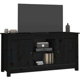 TV ormarić crni 103 x 36 5 x 52 cm od masivne borovine | shoptok.hr