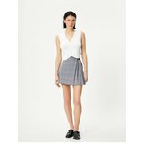 Koton Pleated Mini Skirt Buttoned Normal Waist Cene