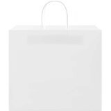  Papirnate vrećice 250 kom s ručkama bijele 32x22x28 cm | shoptok.hr