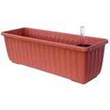 Plastia Smeđa samonavodnjavajuća posuda, dužina 100 cm Siesta - Cijene