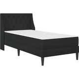  Okvir kreveta s madracem Zidne s uzglavljem 2 pcs Crna Baršun - Crna 90 x 200 cm | shoptok.hr
