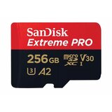 Sandisk Spominska kartica Extreme Pro Micro SDXC UHS-I U3, 200 MB/s, 256 GB + SD adapter Cene