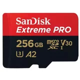 Sandisk Spominska kartica Extreme Pro Micro SDXC UHS-I U3, 200 MB/s, 256 GB + SD adapter