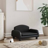  Krevet za pse crni 50 x 40 x 30 cm od umjetne kože | shoptok.hr