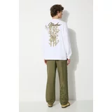 Maharishi Pamučna majica dugih rukava Dragon Bamboo boja: bijela, s aplikacijom, 5080.WHITE