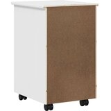  Mobilni ormar Bijelo 34 x 39 x 56 cm Čvrsto borovo drvo - Bijelo | shoptok.hr