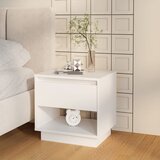 vidaXL noćni ormarić bijeli 45 x 34 x 44 cm od iverice Cijene