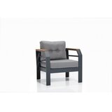 Antalya Baštenska garnitura Assento 2+1+1+S Grey Black | ePonuda.com