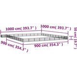  Ograda za pse s 40 panela crna 100 x 50 cm čelik obložen prahom | Eponuda.ba