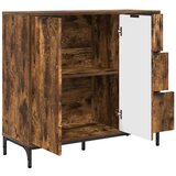  Kreveta Dimljeni hrast 89,5 x 33 x 82 cm Konstruirano drvo | shoptok.hr