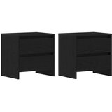  Noćni ormar s ladicama 2 pcs Crni hrast 45 x 34 x 44,5 cm | shoptok.hr