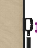  Bočna tenda na uvlačenje bež 180x1200 cm | shoptok.hr