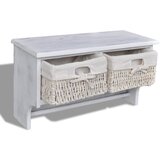  Zidna polica bijela 60 x 23,5 x 33 cm od drva paulovnije | shoptok.hr