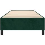  Okvir za krevet s oprugom tamnozeleni 90x190 cm baršunasti | shoptok.hr