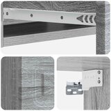 Stolna montirana na zid Siva sonoma 59 x 34 5 x 17 cm | shoptok.hr