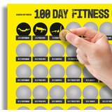  Poster za struganje 100-dnevnog fitness izazova Cijene