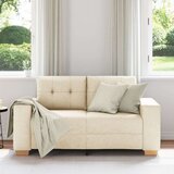  Dvosedežna kavč Krem 120 cm Tkanina, (22054479) | Shoptok.si
