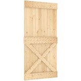 Klizna vrata s priborom za montažu 100x210 cm masivna borovina | shoptok.hr